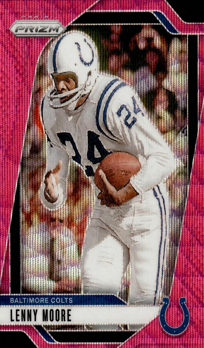 2024 Panini Prizm Football Pink Wave Lenny Moore #296