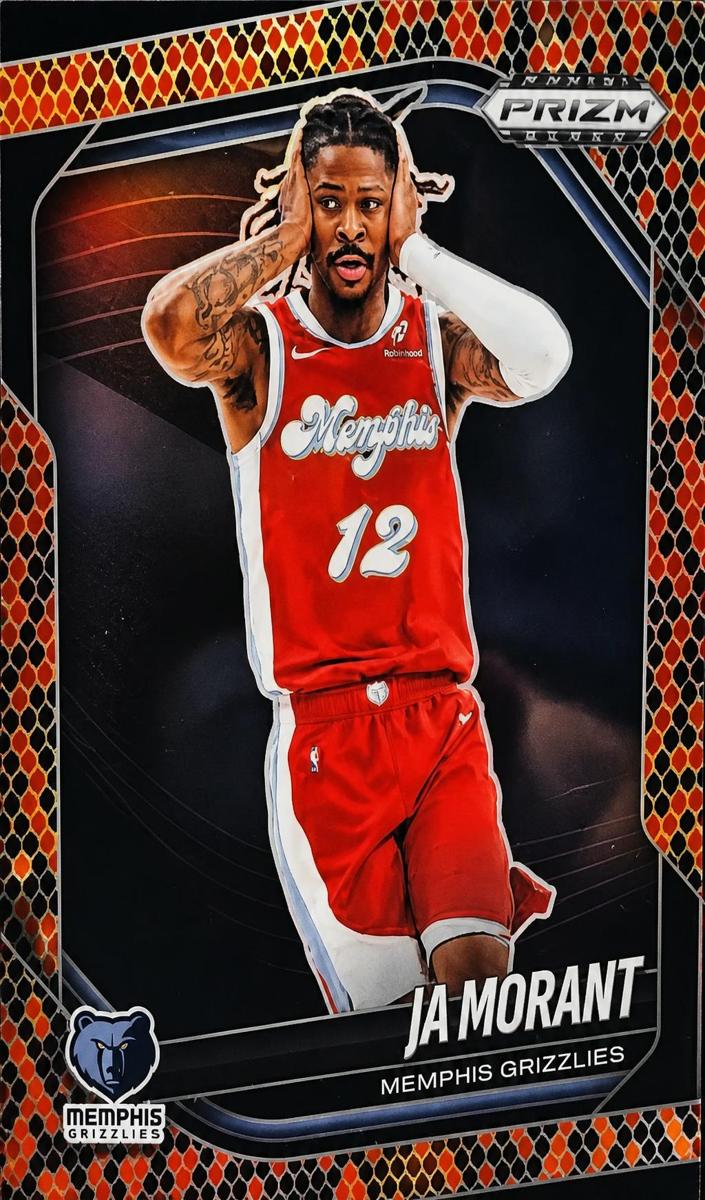 2024 Panini Prizm Black Basketball Snakeskin Ja Morant #9 PSA 9
