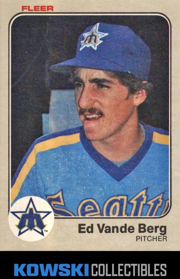 1983 Fleer Baseball Ed Vande Berg #488 PSA 10