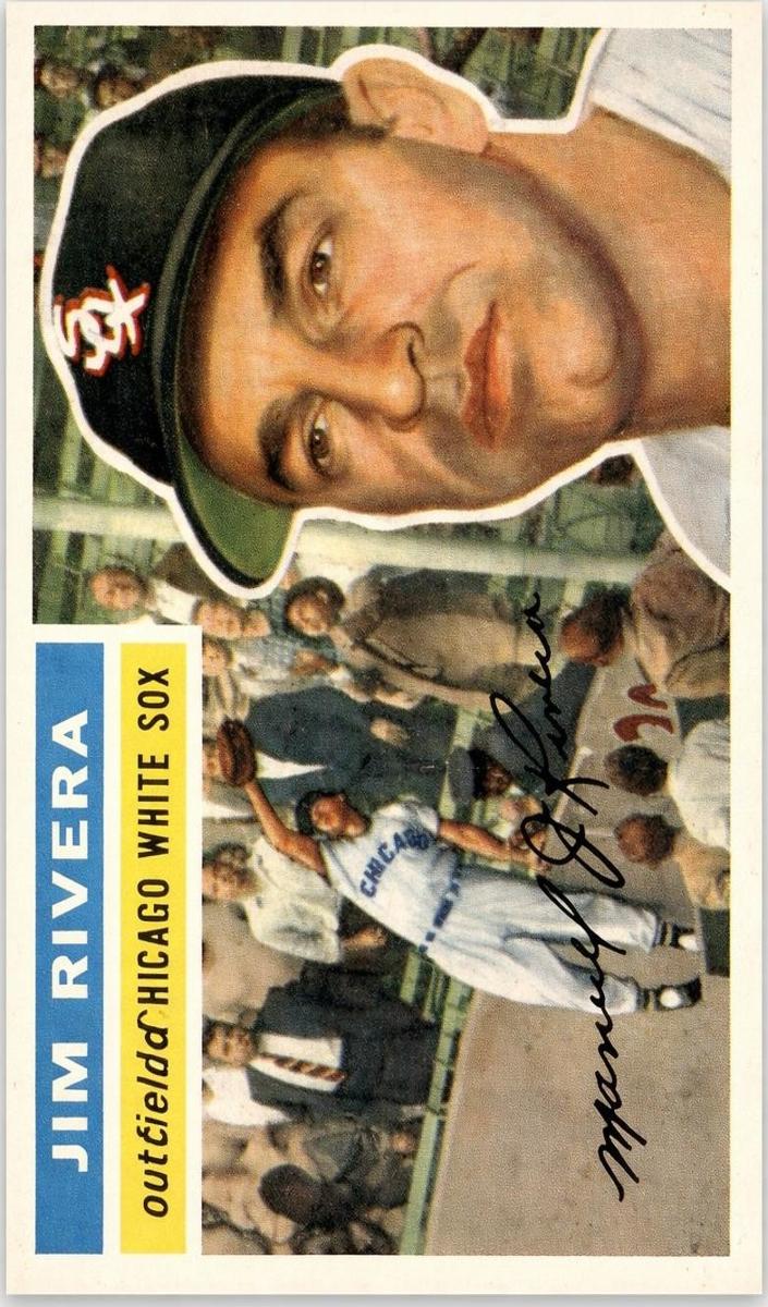 1956 Topps Baseball Jim Rivera #70