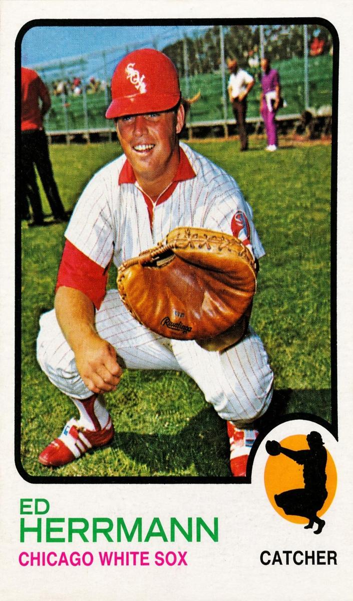 1973 O-Pee-Chee Baseball Ed Herrmann #73