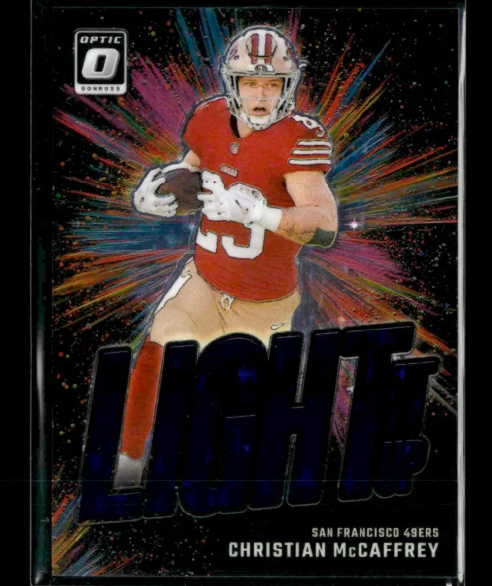 2024 Donruss Optic Football Purple Stars Christian McCaffrey #16