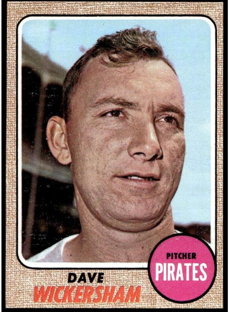 1968 Topps Baseball Dave Wickersham #288