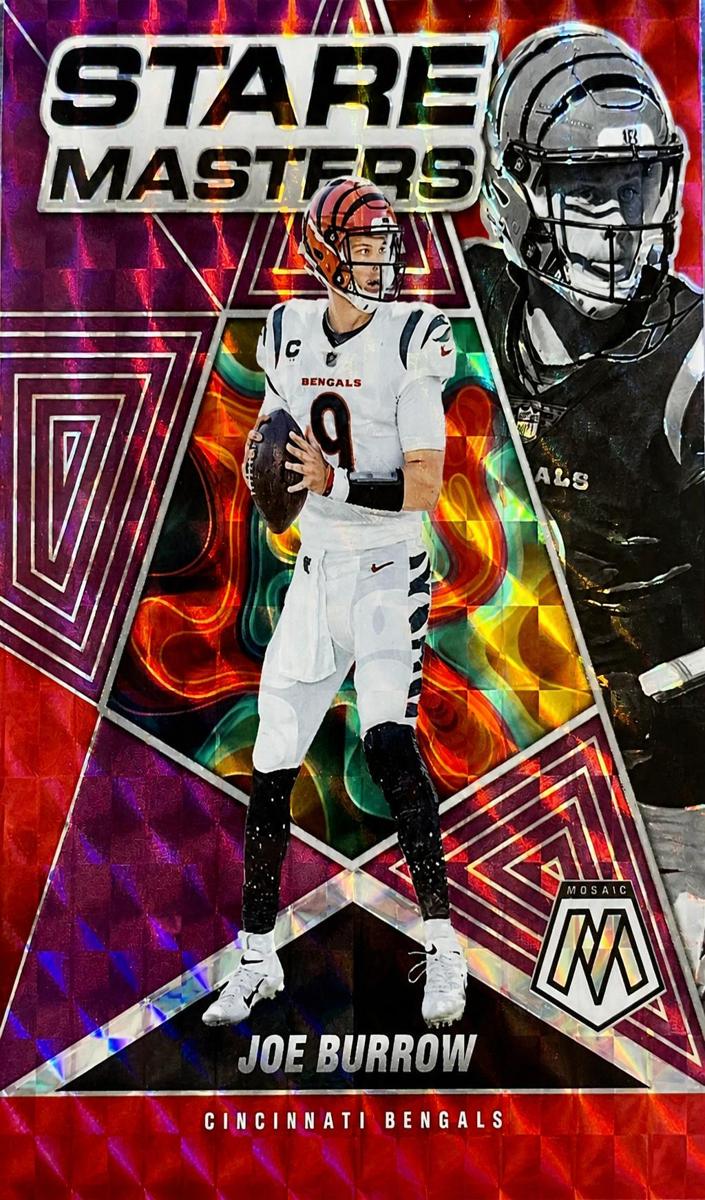 2022 Panini Mosaic Football Purple Joe Burrow #SM-4