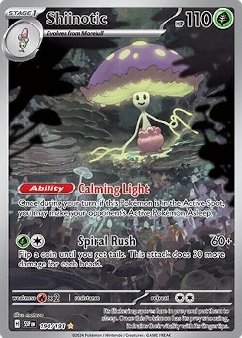 2024 Pokemon Scarlet & Violet Surging Sparks Shiinotic #194