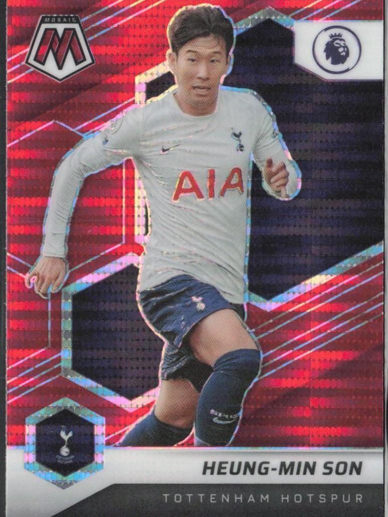 2021 Panini Mosaic Premier League Soccer Red Pulsar Heung-Min Son #104