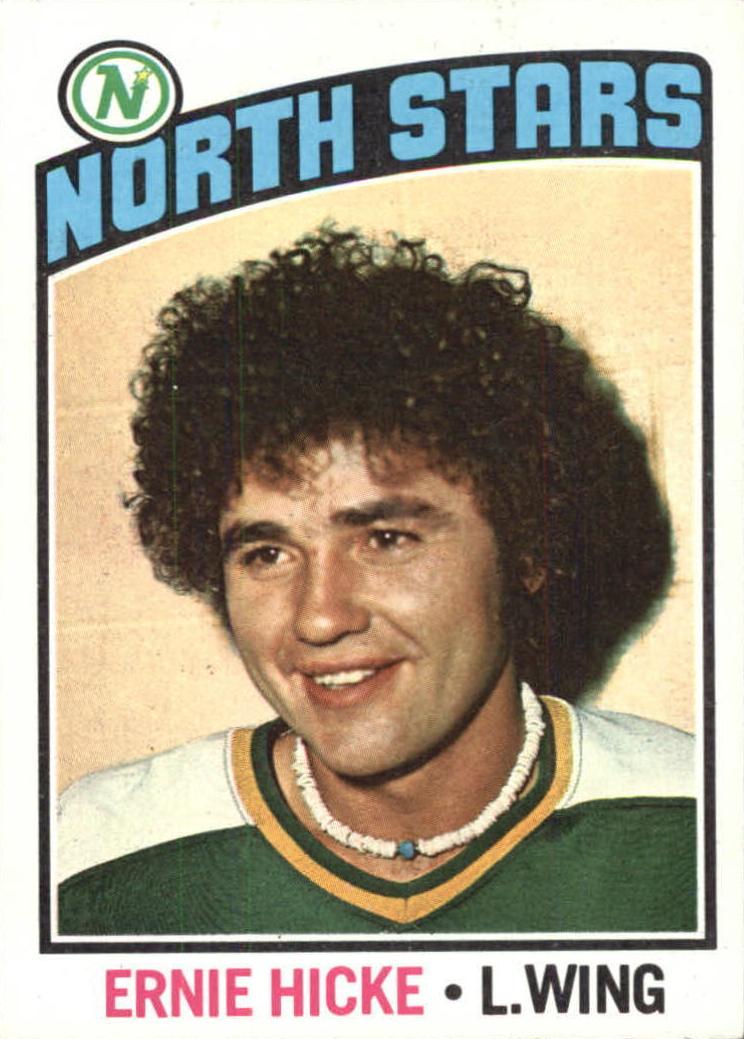 1976 Topps Hockey Ernie Hicke #87