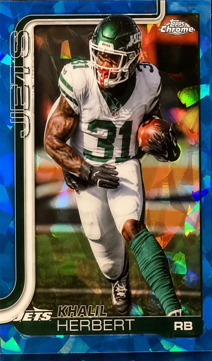 2025 Topps Chrome Sapphire Football Orange Breece Hall #238