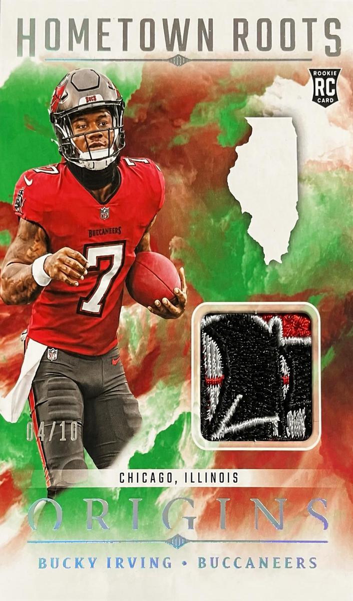 2024 Panini Origins Football Green Bucky Irving #HRO-BIR