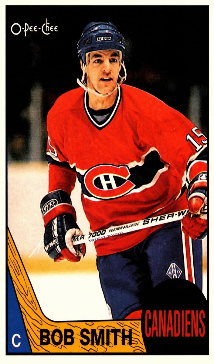 1987 O-Pee-Chee Hockey Bobby Smith #48