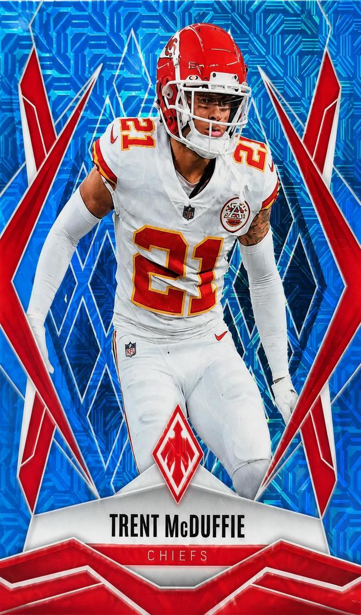 2025 Panini Phoenix Football Light Blue Mojo Trent McDuffie #91