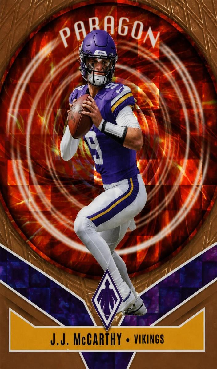 2025 Panini Phoenix Football Bronze Pandora J.J. McCarthy #8
