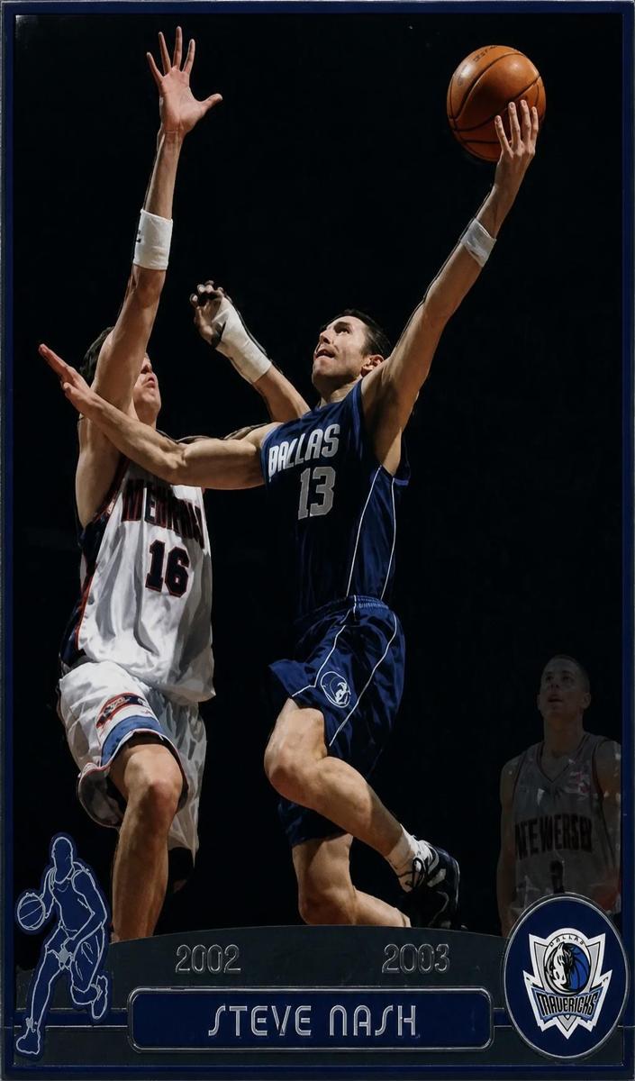 2003 Topps Chrome Basketball Steve Nash #13 PSA 9