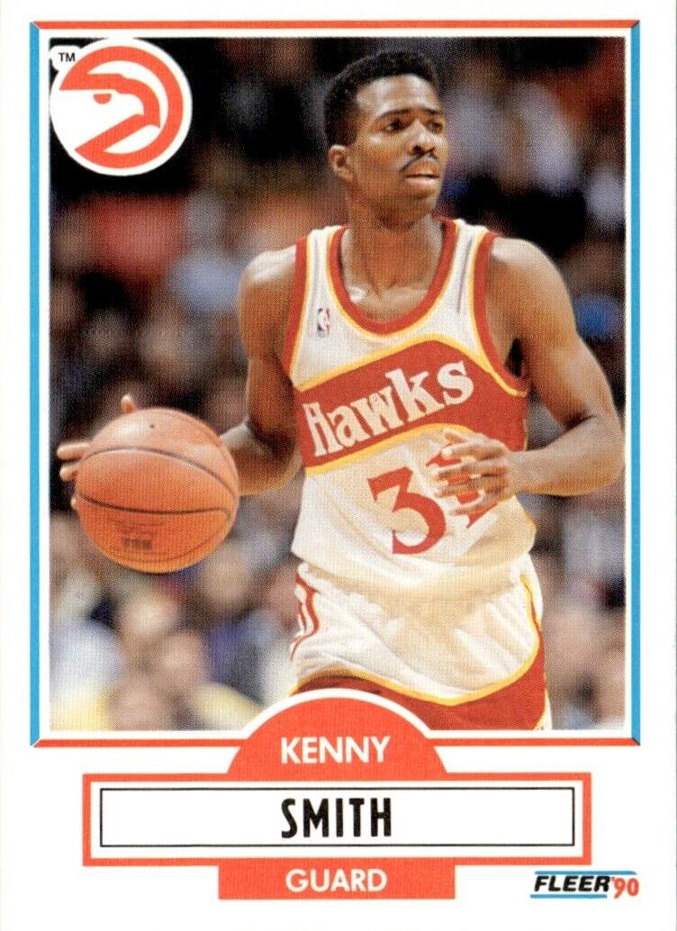 1990 Fleer Basketball Kenny Smith #4