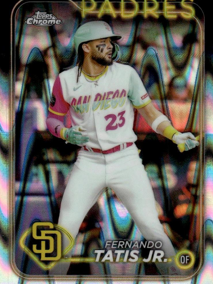2024 Topps Chrome Baseball Raywave Fernando Tatis Jr. #263 PSA 10
