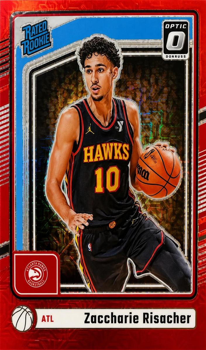 2024 Donruss Optic Basketball Choice Red Zaccharie Risacher #268