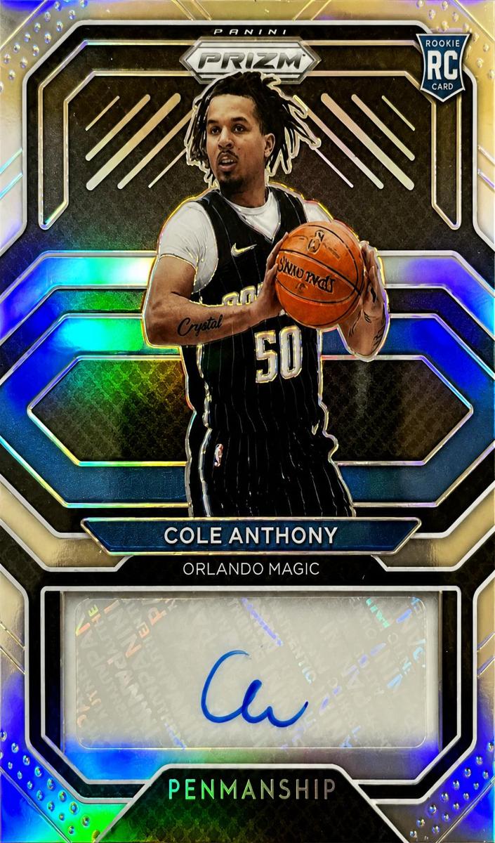 2020 Panini Prizm Basketball Silver Cole Anthony #RP-CAN PSA 9