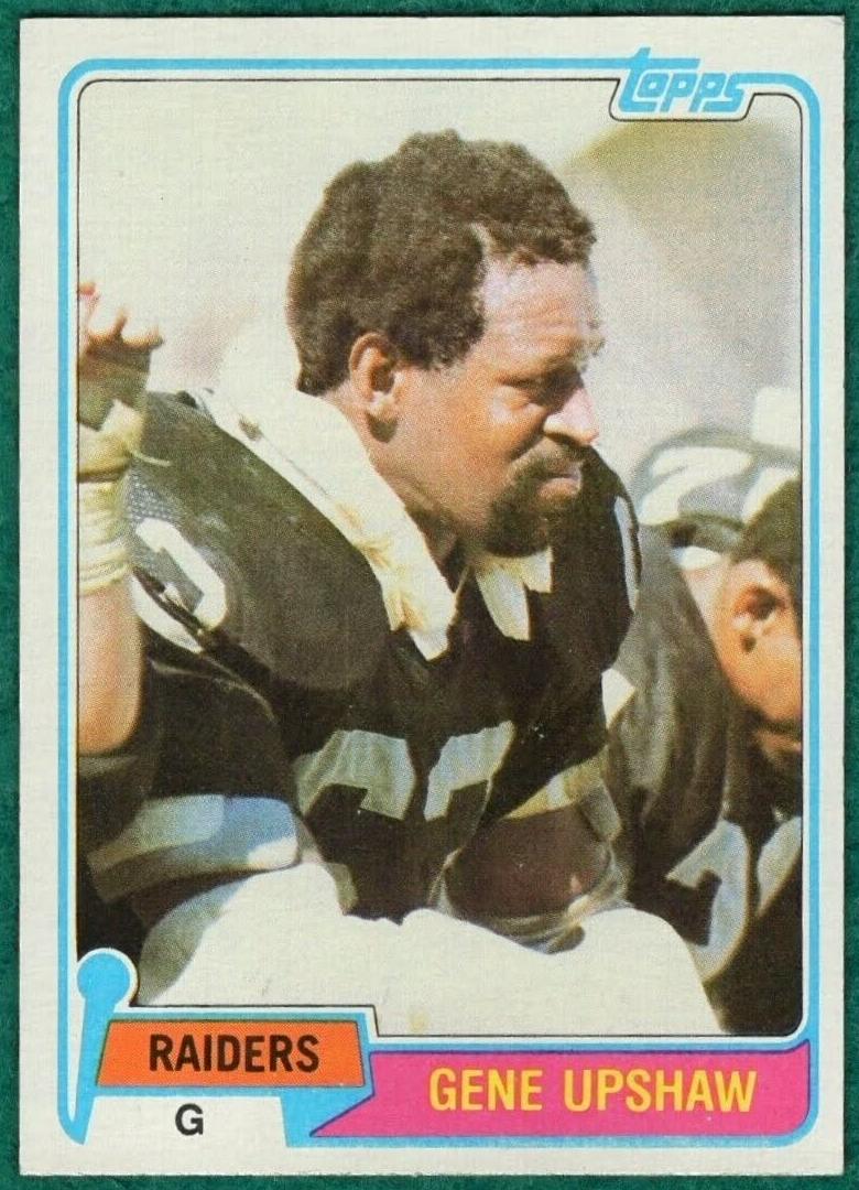 1981 Topps Football Gene Upshaw #219 PSA 9