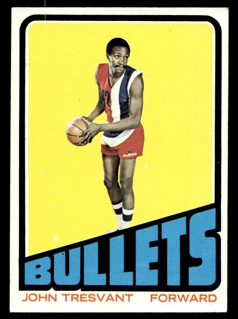 1972 Topps Basketball John Tresvant #87
