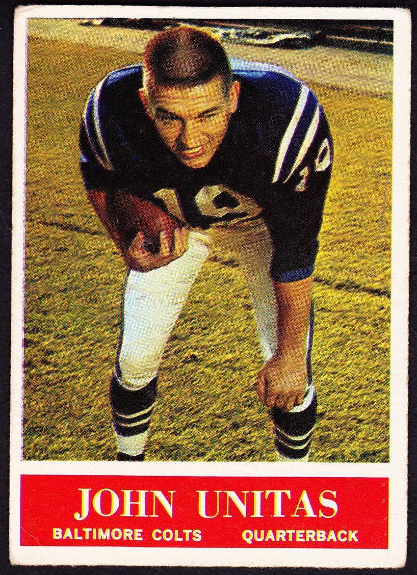 1964 Philadelphia Football Johnny Unitas #12 PSA 7.5