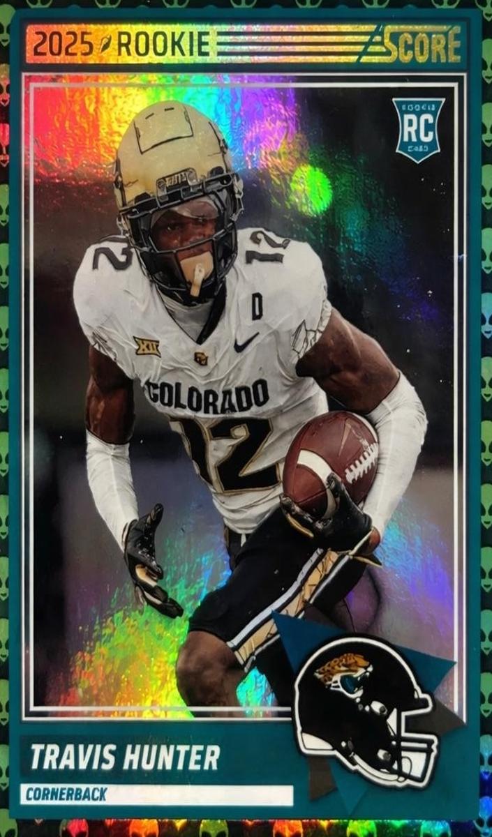 2025 Panini Score Football Extraterrestrial Travis Hunter #20