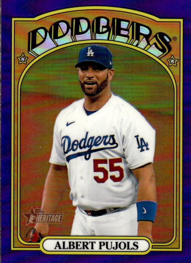 2021 Topps Heritage Baseball Albert Pujols #687