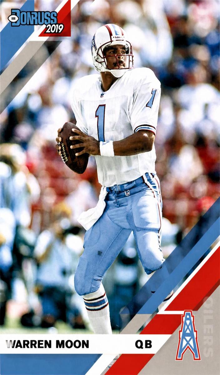 2019 Panini Donruss Football Warren Moon #113 PSA 10