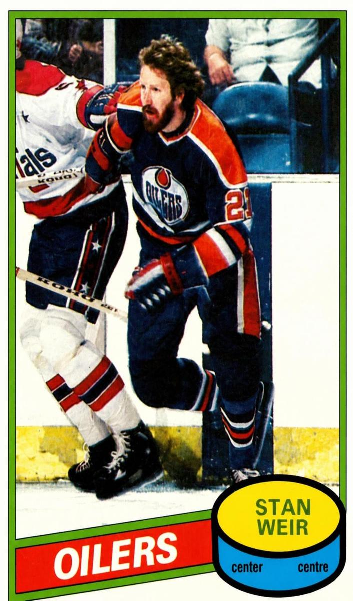 1980 O-Pee-Chee Hockey Stan Weir #153 PSA 8.5