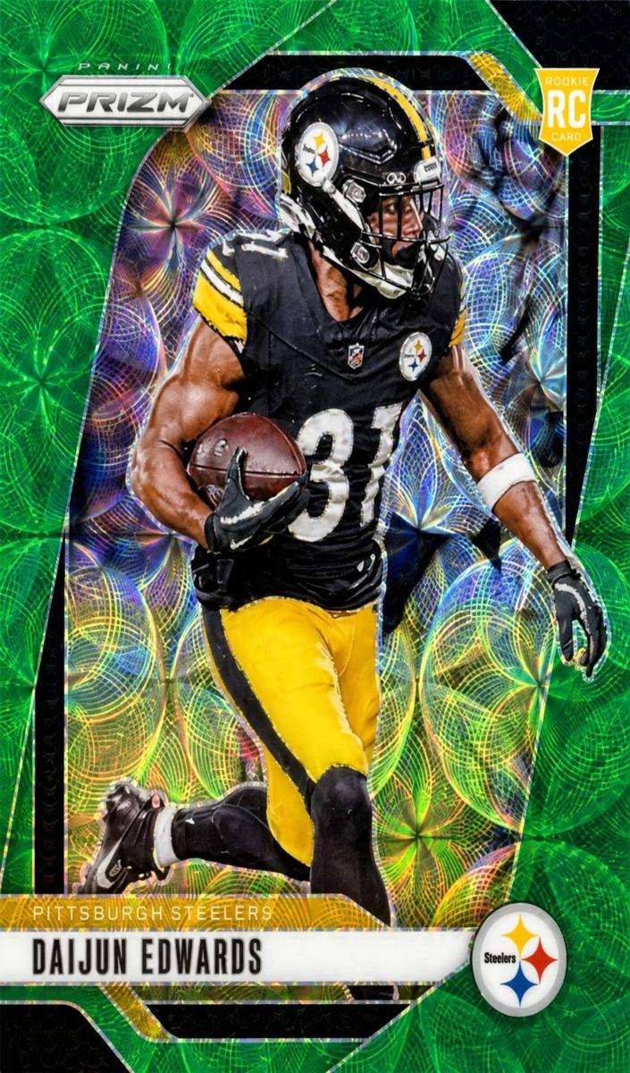2024 Panini Prizm Football Green Scope Daijun Edwards #323