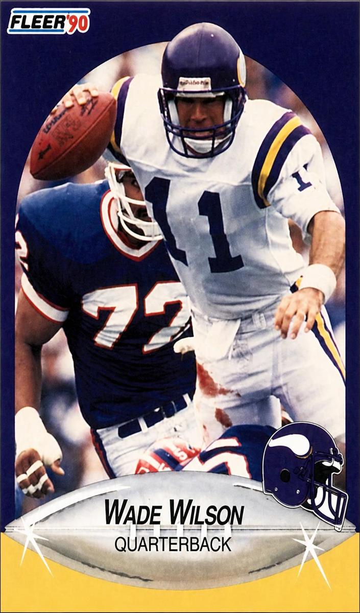 1990 Fleer Football Wade Wilson #108