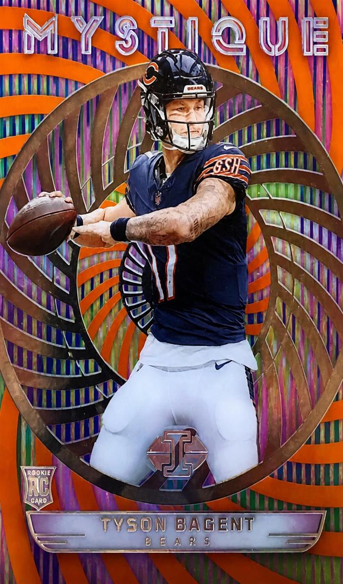 2023 Panini Illusions Football Orange Tyson Bagent #33