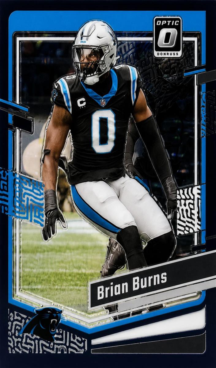 2023 Donruss Optic Football Purple Stars Brian Burns #26