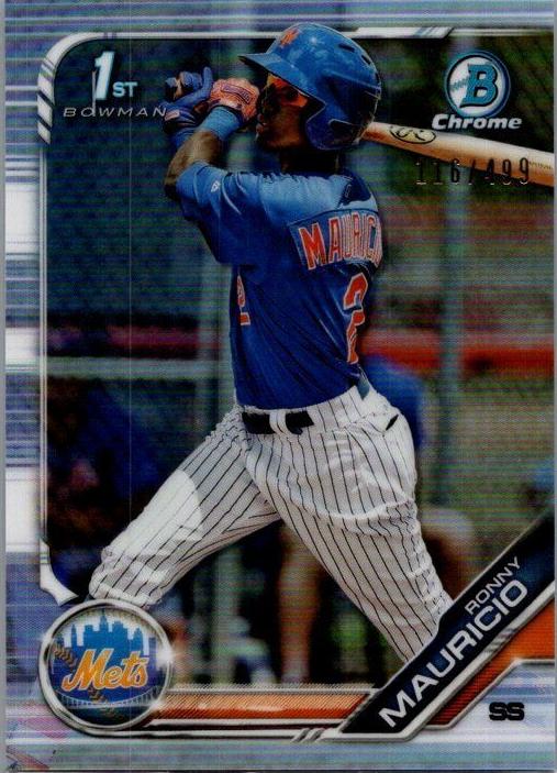 2019 Bowman Baseball Ronny Mauricio #BCP-107 PSA 10