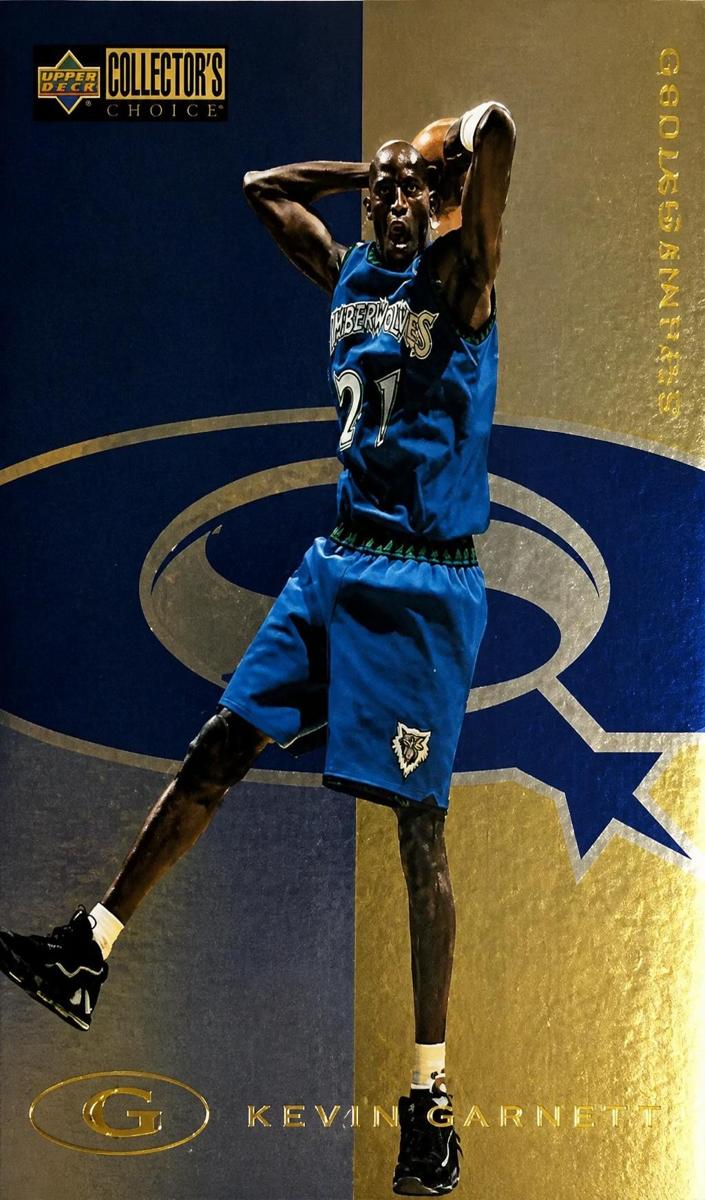 1997 Upper Deck Collector's Choice Basketball Kevin Garnett #SQ85 BGS 9