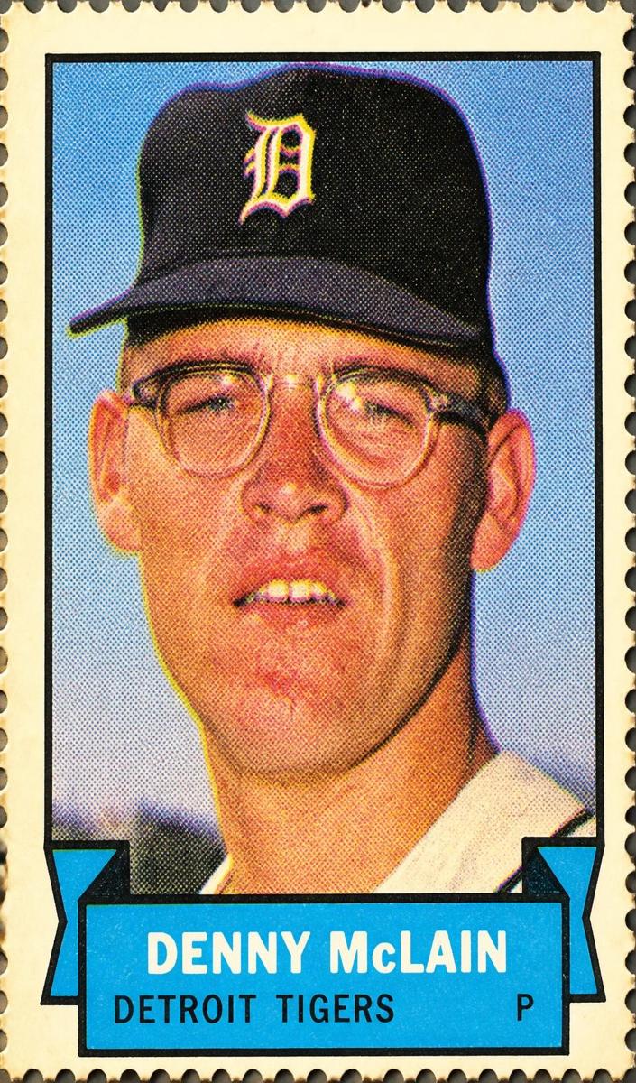 1969 Topps Stamps Baseball Denny McLain #NNO