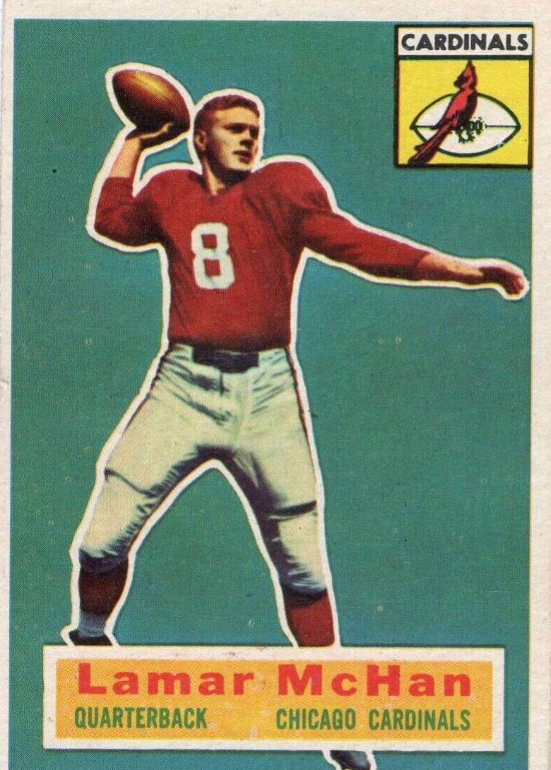 1956 Topps Football Lamar McHan #118