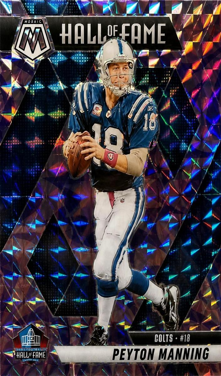2025 Panini Mosaic Football Reactive Purple Peyton Manning #296