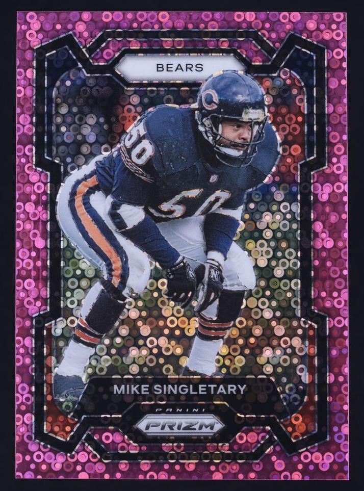 2023 Panini Prizm Football No Huddle Pink Mike Singletary #54