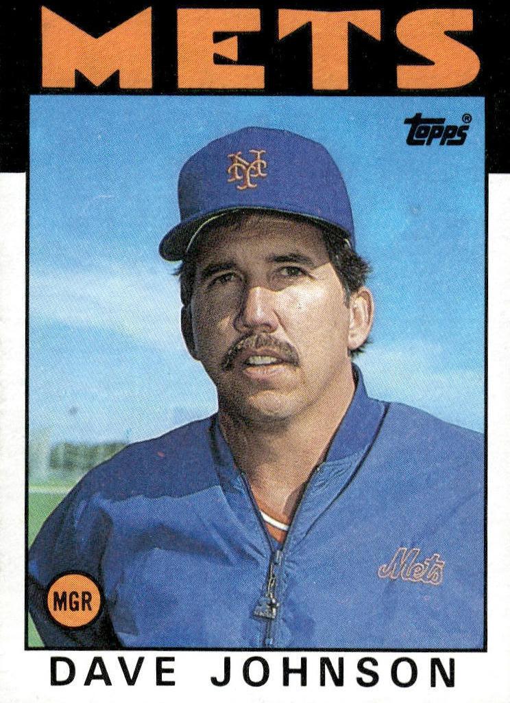 1986 Topps Baseball Dave Johnson #501 PSA 8.5