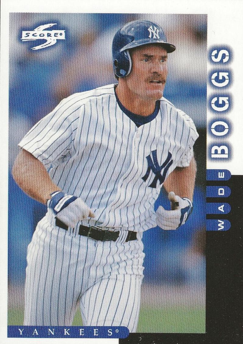 1998 Score Baseball Wade Boggs #221 PSA 9