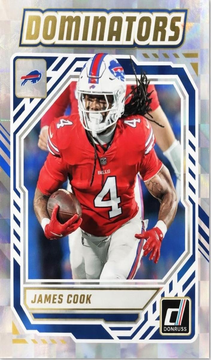 2025 Panini Donruss Football James Cook #DOM-JCK