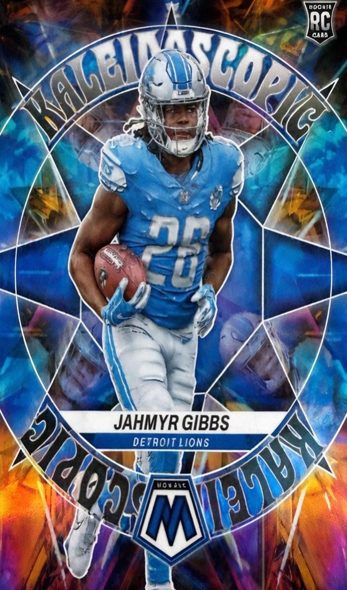 2023 Panini Mosaic Football Jahmyr Gibbs #KA-15