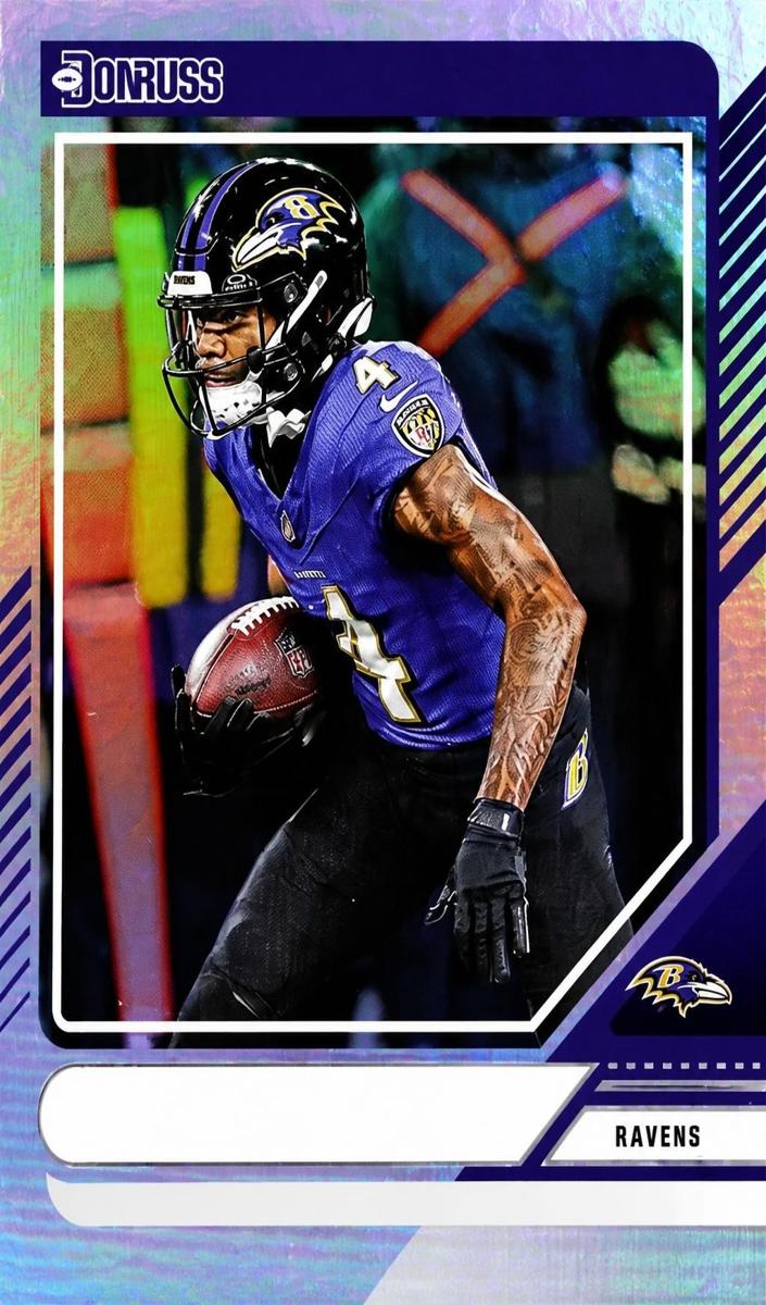 2024 Panini Donruss Football No Name Zay Flowers #278