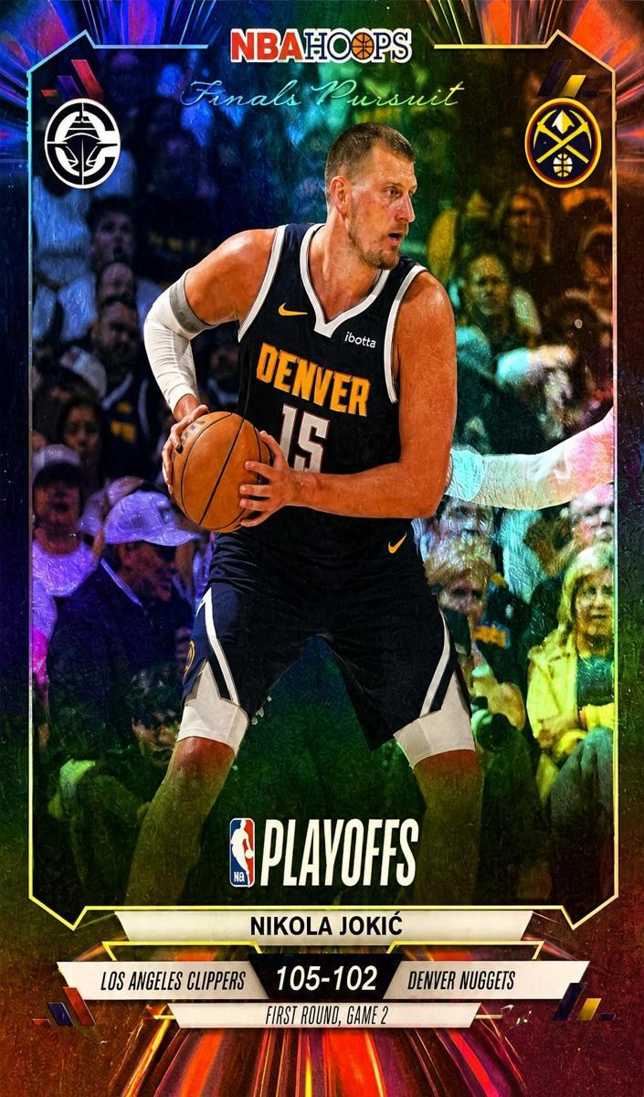 2025 Topps NBA Hoops Basketball First Round Nikola Jokic #FP-7