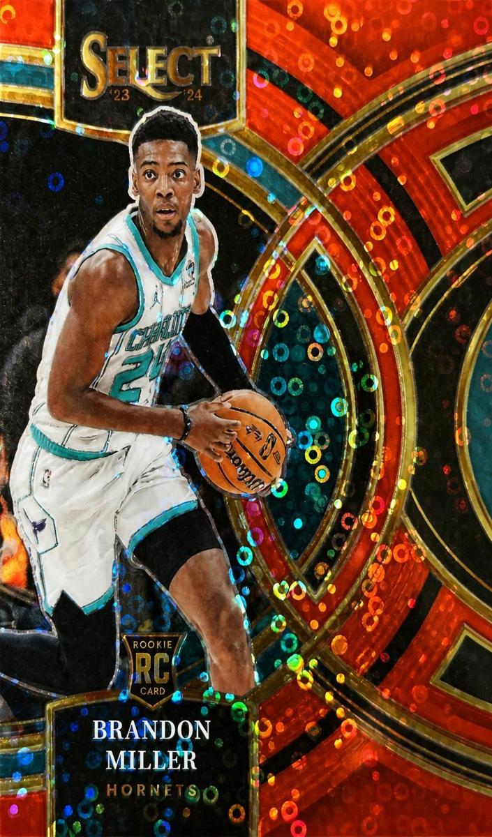 2023 Panini Select Basketball Red Disco Brandon Miller #130