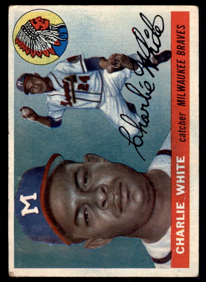 1955 Topps Baseball Charlie White #103 PSA 7