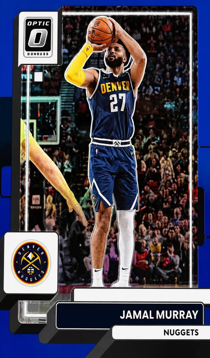 2022 Donruss Optic Basketball Blue Jamal Murray #42