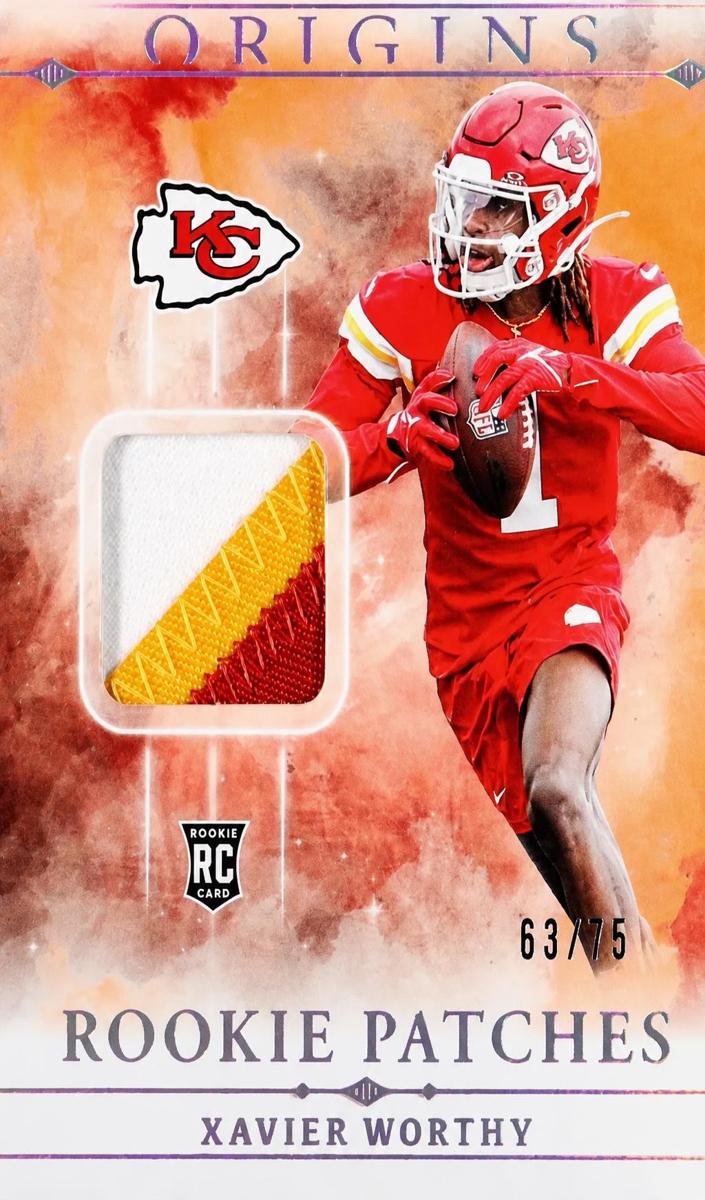 2024 Panini Origins Football Orange Xavier Worthy #RPT-XWO