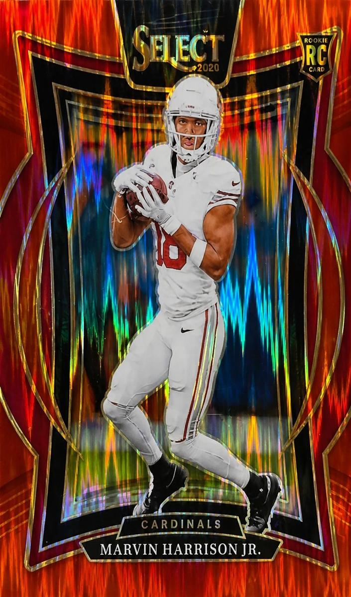 2024 Panini Select Football Red Shock Marvin Harrison Jr. #28