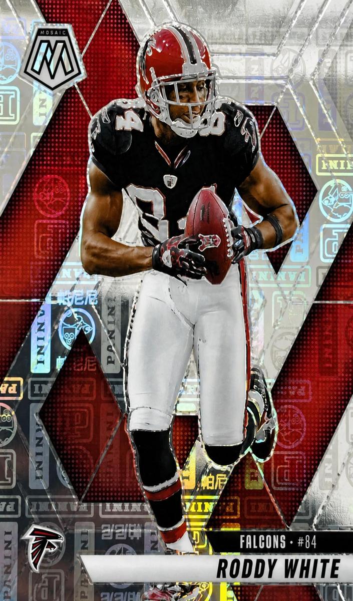 2025 Panini Mosaic Football Silver Knight Roddy White #21